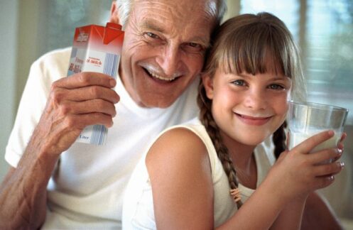 Milch macht Männerknochen stark