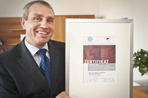 Auszeichnung durch die Deutsche Gesellschaft für Allgemein- und Viszeralchirurgie bestätigt hohe Qualitätsstandards