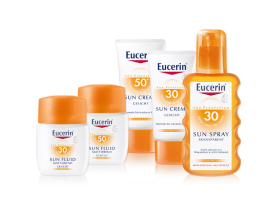 Die innovative Formel von Eucerin® Sun Protection unterstützt den hauteigenen DNA-Schutz und deren Regeneration