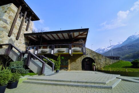 Deutsches Haus Sotschi 2014 in Russlands Bergen