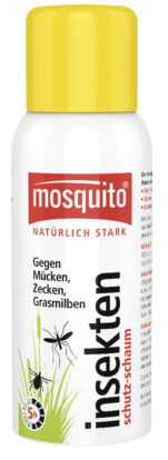 Neuer Insektenschutz-Schaum von mosquito® / Innovative Schaum-Dosierung für höchsten Anwendungskomfort