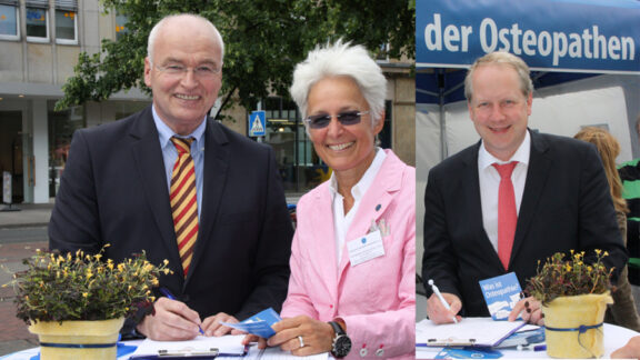 OB-Kandidaten wollen Osteopathen als Beruf –  Unterschriftenaktion des Verbandes der Osteopathen Deutschland (VOD) e.V.