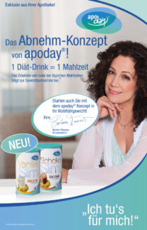 apoday® – Das neue Abnehm-Konzept mit den Diät-Drinks apoday® VanillaSlim und apoday® SchokoSlim