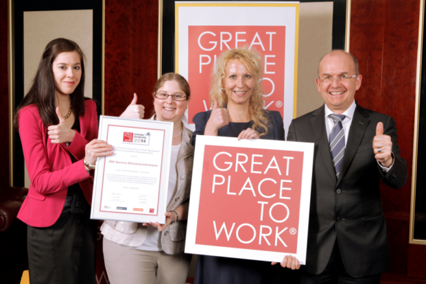 SBK erneut unter Deutschlands Besten Arbeitgebern / Siemens-Betriebskrankenkasse erhält Auszeichnung als “Great Place to Work”