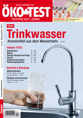 ÖKO-TEST TrinkwasserArzneimittel aus dem Wasserhahn