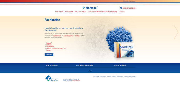 Neue Webseite www.nortase.de bietet Hintergrundinformationen und Service für Fachgruppen und Patienten
