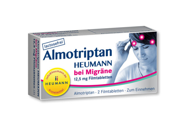 Neueinführung Almotriptan Heumann bei Migräne 12,5 mg Filmtabletten
