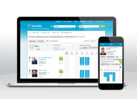 jameda führt erweiterte Funktion zur Online-Terminbuchung ein