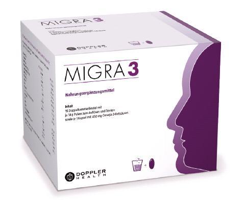 MIGRA3 – jetzt als Nahrungsergänzungsmittel