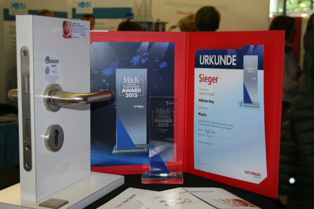 MayCu gewinnt den M&K Award 2015 in der Kategorie Hygiene