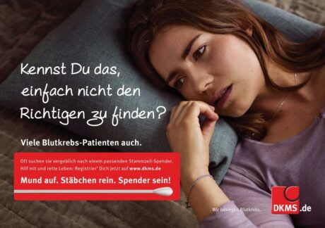 DKMS startet mit neuer überraschender Registrierungskampagne