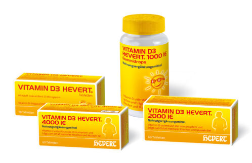 Neue Vitamin D3-Präparate von Hevert – Für jeden die passende Dosierung
