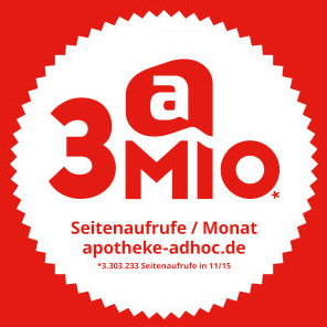 APOTHEKE ADHOC mit 3,3 Mio. Seitenaufrufen im November
