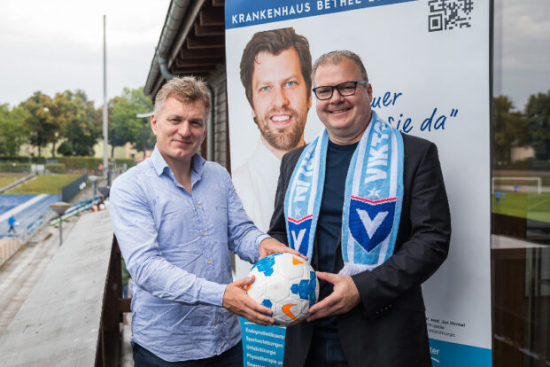 Gemeinsam an die Ligaspitze!Krankenhaus Bethel Berlin und FC Viktoria bauen Kooperation aus
