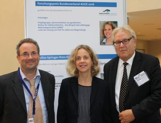 Bundesverband AUGE verleiht Forschungspreis 2016 in Berlin