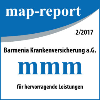 Map-Report: Barmenia wieder mit Bestnote