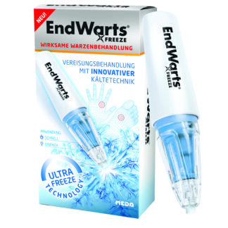 Neues Medizinprodukt zur Behandlung von Verrucae vulgares: EndWarts® FREEZE – das kälteste Vereisungsmittel für Patienten zur Selbstbehandlung