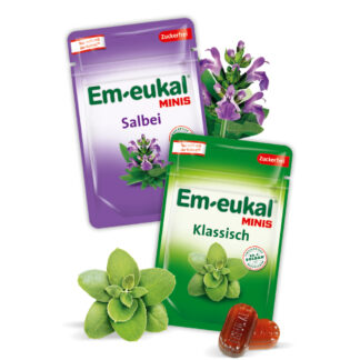 Die Blockbuster Em-eukal® Klassisch und Salbei gibt es jetzt auch im Miniaturformat