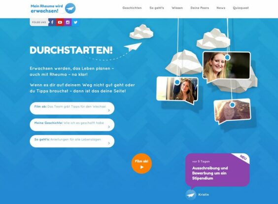 Hilfe für junge Rheuma-PatientenTransitions-Projekt nach drei Jahren erfolgreich abgeschlossen