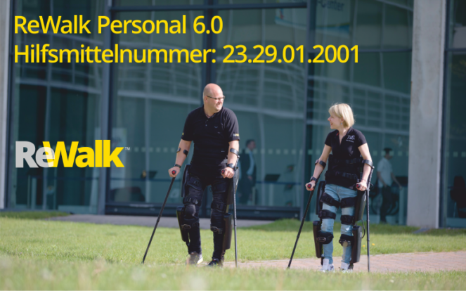 ReWalk Personal 6.0 im Hilfsmittelverzeichnis aufgenommen