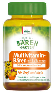Original BÄRENGARTEN® Multivitamin-Bären überzeugen zuckerreduziert und mit neun Vitaminen