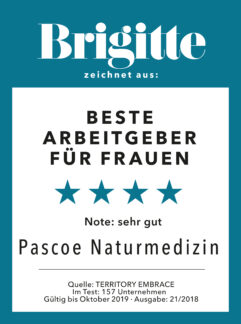 Pascoe von der Frauenzeitschrift BRIGITTE ausgezeichnet
