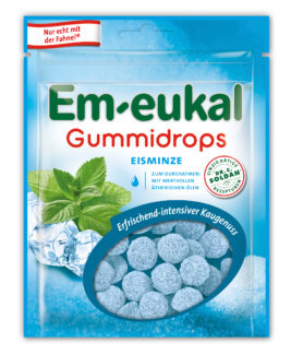 Die Em-eukal® Gummidrops Eisminze versprechen einzigartigen Genuss und Atemfrische pur