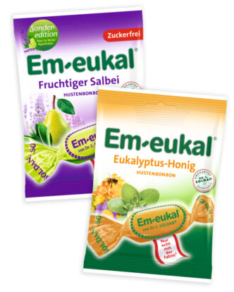 Dr. C. SOLDAN verwöhnt Apothekenkunden zur Erkältungszeit mit zwei neuen Sorten Em-eukal®