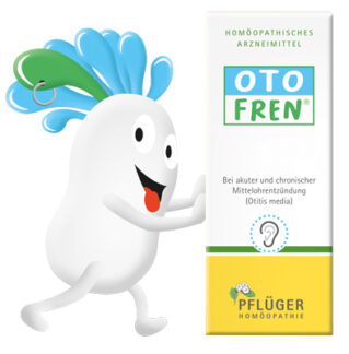 Pflüger-Komplexmittel bei MittelohrentzündungNeuer Produktauftritt für Otofren®, den Ohrenfreund