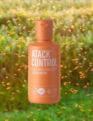 ATACK Control® – 2in1 Lotion Insektenschutz plus Sonnenschutz (LSF25)