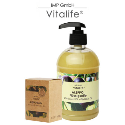 VITALIFE® Aleppo Seife aus natürlichen Inhaltsstoffen