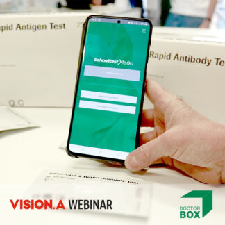 „SchnelltestToGo“ von DoctorBox: VISION.A Webinar feiert Premiere