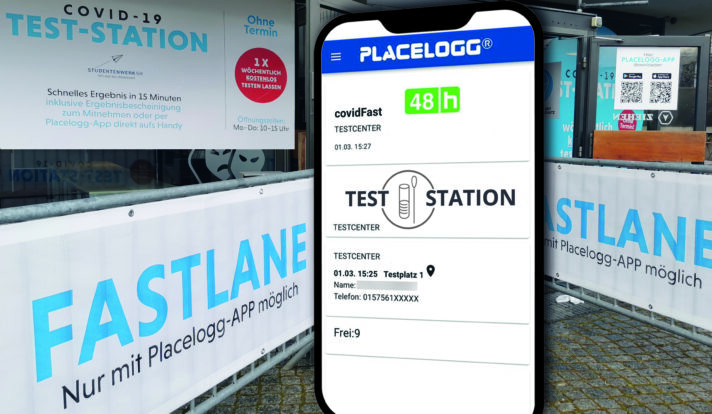 Digitale Schnelltest-Dokumentation mit der Multifunktions-App PLACELOGG