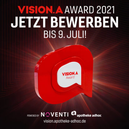 VISION.A Awards 2021: Noch bis 9. Juli 2021 mit innovativen Projekten bewerben