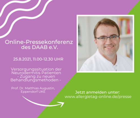 Online-Pressekonferenz des Deutschen Allergie- und Asthmabundes e.V. – DAAB mit freundlicher Unterstützung von AbbVie Deutschland