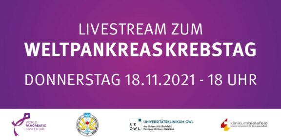 Weltpankreaskrebstag mit anschließendem Livestream – Diagnose, Therapie und neue Entwicklungen in der Behandlung des Bauchspeicheldrüsenkrebs