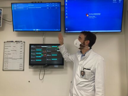 Im Notfall kann jede Sekunde zählen – Notaufnahme des Klinikums Bielefeld arbeitet jetzt mit dem digitalen Assistenzsystem NIDA