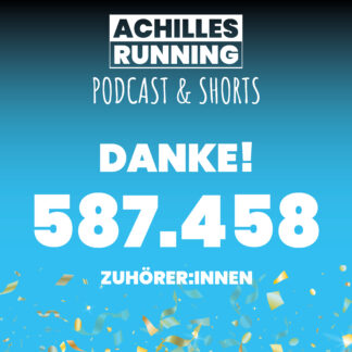 ACHILLES RUNNING Podcast: 2021 mehr als 580.000 Zuhörer:innen