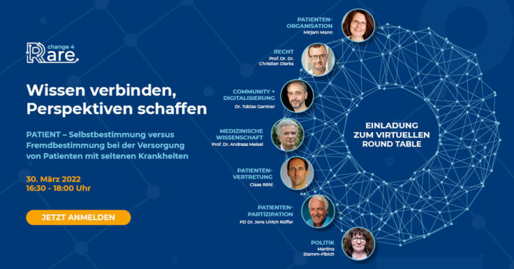 Jetzt anmelden zur Round Table Diskussion: „PATIENT – Selbstbestimmung versus Fremdbestimmung“