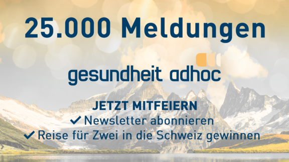 Meilenstein: GESUNDHEIT ADHOC veröffentlicht 2022 über 25.000 Meldungen
