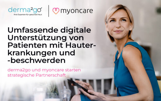 Gemeinsam für die Zukunft einer ganzheitlichen digitalen Gesundheitsversorgung Kooperation zwischen myoncare und derma2go