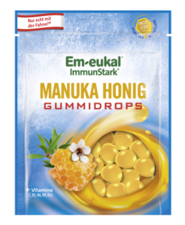 Starker Umsatz: Manuka Honig auf der ErfolgsspurEm-eukal® ImmunStark* Manuka Honig von Dr. C. SOLDAN gibt es jetzt auch als Gummidrops zum Kauen