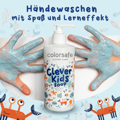 Spielerisch Kindern das Händewaschen sichtbar machen. Mit Spass und Lerneffekt!