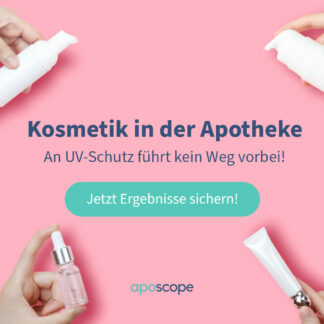 Kosmetik und Pflege in der Apotheke: An UV-Schutz führt kein Weg vorbei