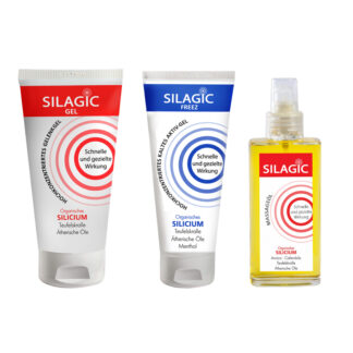 Silagic™ Silicium Gele zur Pflege und Massage der Gelenke