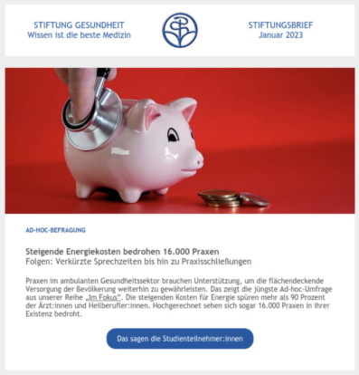 16.000 Praxen bangen um Existenz / Neuer Schwerpunkt “Long Covid” u.v.m.