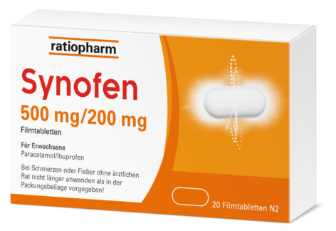 Neu im deutschen OTC-Markt Synofen von ratiopharm – schnell, stark und gut verträglich bei Schmerzen