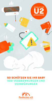 Paulinchen e.V. entwickelt Info-Flyer zur U2-Untersuchung: Babys vor Verbrennungen und Verbrühungen schützen!