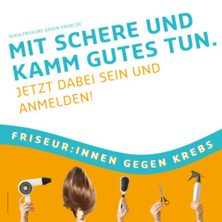 GROSSER AKTIONSTAG AM 7. MAI IM BERLINER LUSTGARTEN: ZEICHEN SETZEN GEGEN KREBS – UNTERSTÜTZT VON DER FRISEUR-COMMUNITY DEUTSCHLANDS