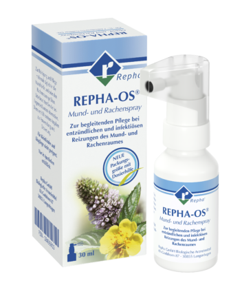 Neueinführung zum 1. Juni: Mehr als doppelter Inhalt und optimierte Anwendung bei REPHA-OS® Mund- und Rachenspray